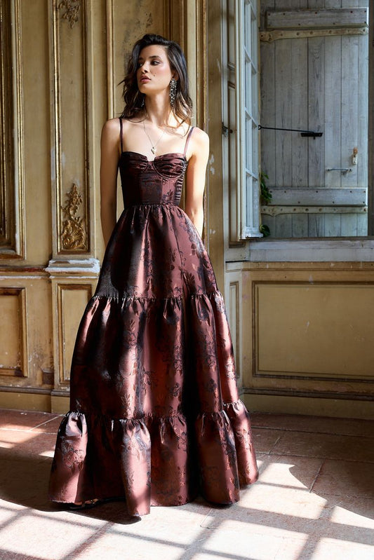 The Lucetta Dress In Andorra Baroque Floral