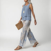 Laurel – Coastal Paisley Two-Piece Set