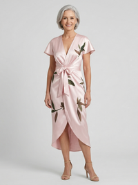 Cassia - Vera Elegant Wrap Dress