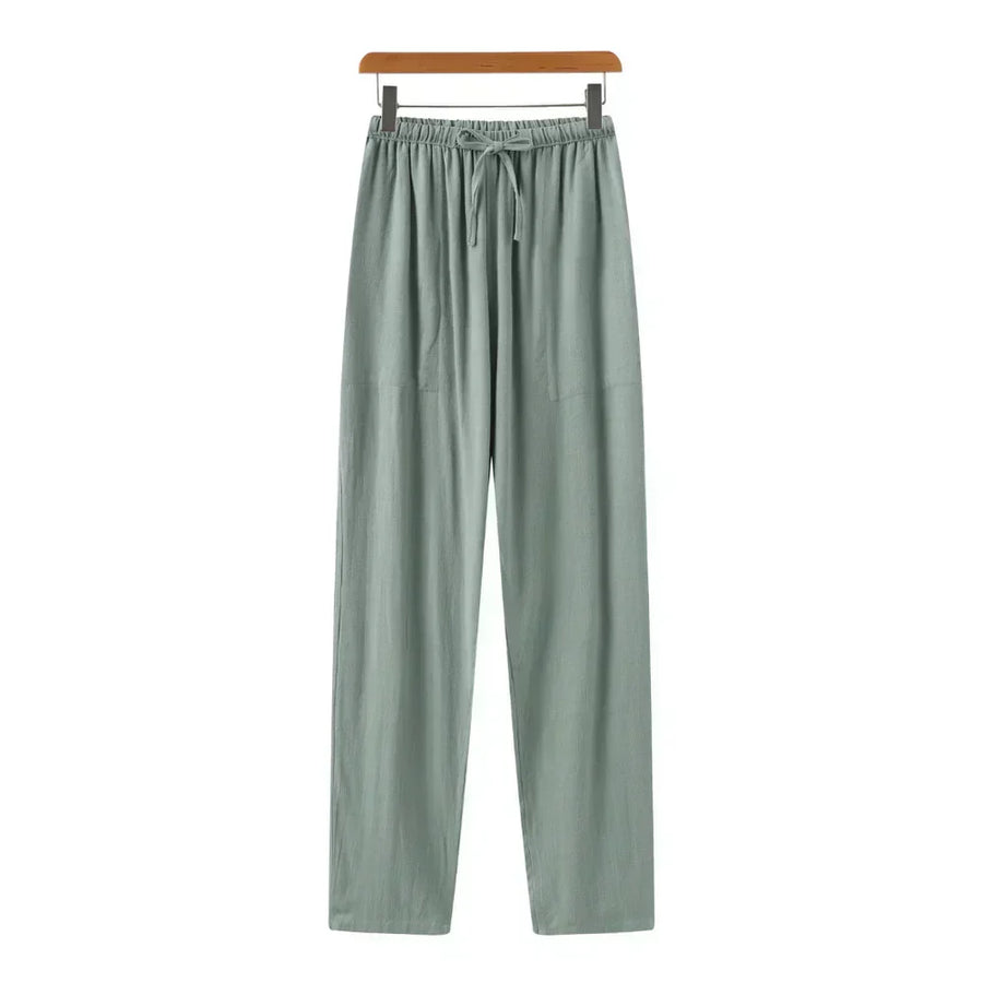 Ronald | Marrakech - Linen Pants Green