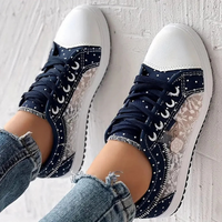 Delara – Elegant Floral Detail Trainers