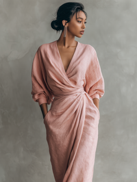 Fiora – Linen Blend Maxi Dress