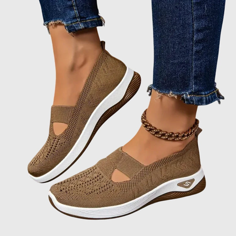 Lora Orthopedic Walking Shoes Beige