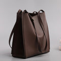 Structured Faux Leather Bag - Natalia