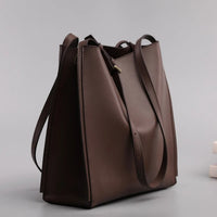 Structured Faux Leather Bag - Natalia