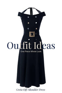 How To Wear The Greta Off Shoulder Dress