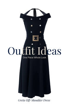 How To Wear The Greta Off Shoulder Dress