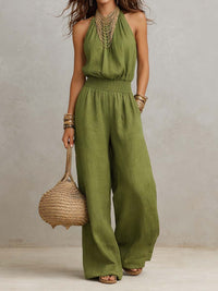 Valerie – Elegant Halterneck Jumpsuit