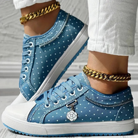 Delara – Elegant Floral Detail Trainers