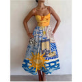 Connie - Paradise Sun Midi Dress