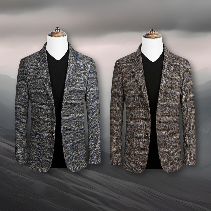 Bradley – Elegant Checked Blazer