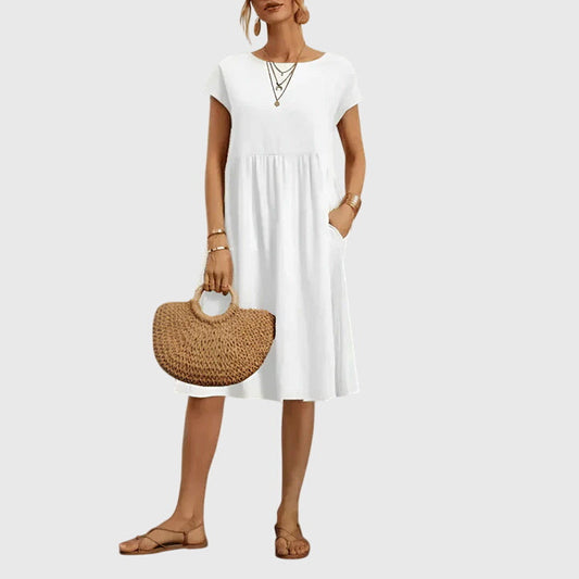 Mirabel | Elegant Spring Dress White