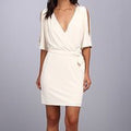 Jessica Simpson Dress Dolman Mock Wrap Cream Dress Color: Cream Size:
