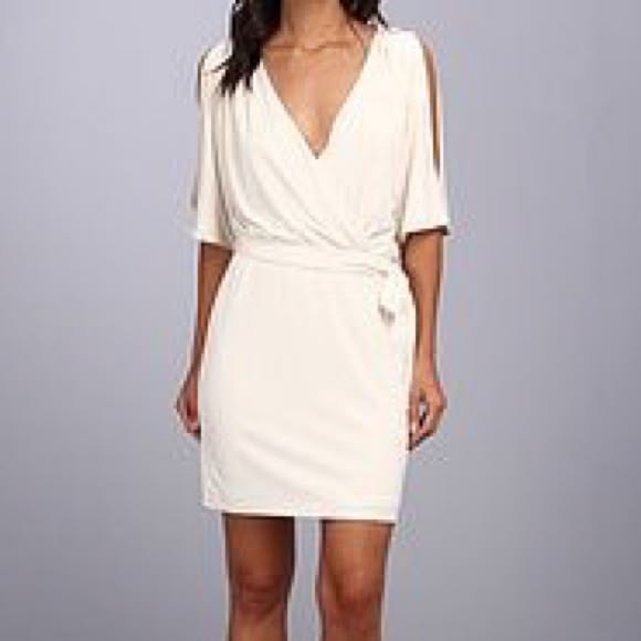 Jessica Simpson Dress Dolman Mock Wrap Cream Dress Color: Cream Size: