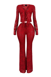 Lydia Lace Pants Set