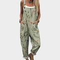 Grace - Comfortable Printed Dungarees