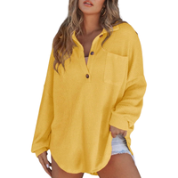 Elysia – Casual Lightweight V-neck Tunic Blouse