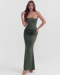 Leah - Corset Maxi Occasion Dress
