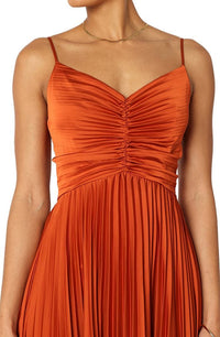 Naira Pleated Maxi Dress (Women)