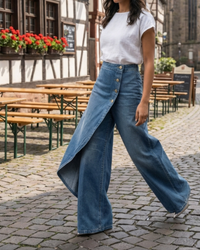 Caris - Slim Wrap Denim Jeans
