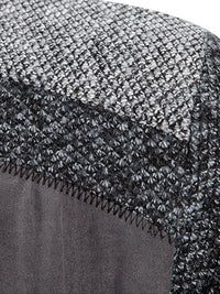 Camden | Zip Up Faux Suede Patchwork Sweater