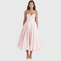 Jane | Elegant Maxi Dress Pink