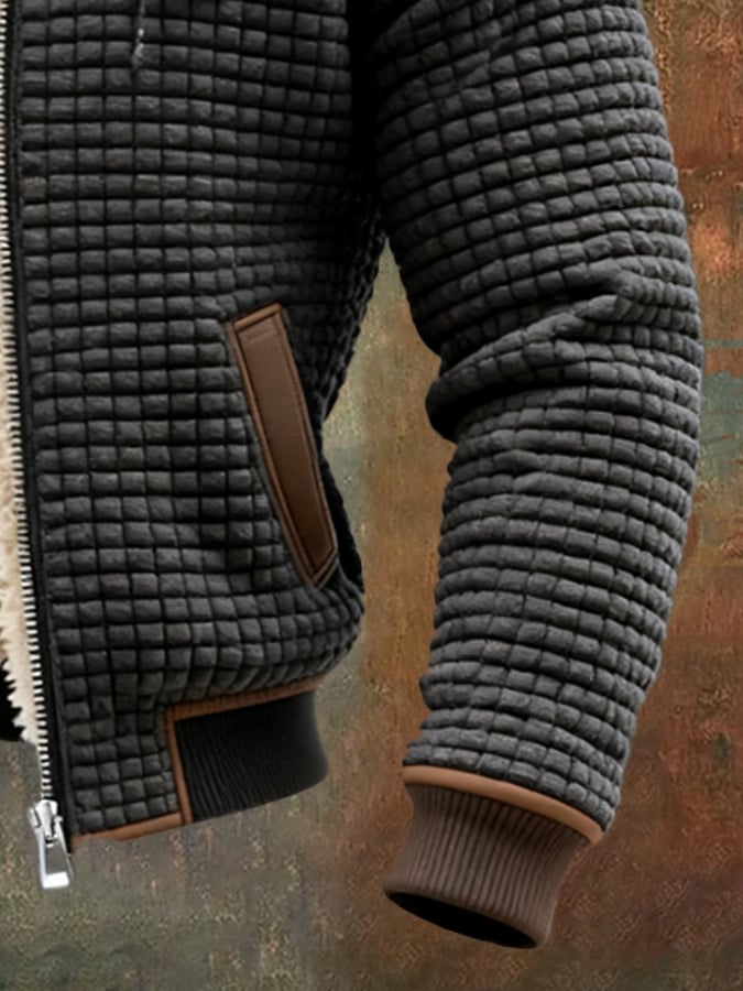 Logan - Quilted Polar Fleece Jacket