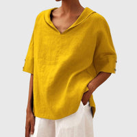 Joanna | Casual Loose-Fit Blouse Yellow