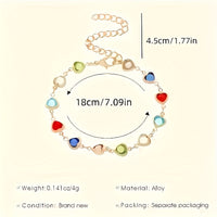 Clarah – Heart Charm Bracelet