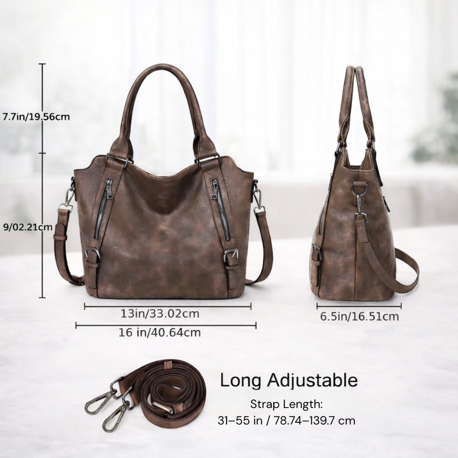 Jessia – Everyday Shoulder Bag with Adjustable Strap