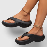 Juliette | Orthopedic Slide Sandals Black