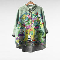 Aveline - Elegant Linen Summer Blouse