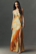 Bardot Lizbeth Halter-Neck Maxi Dress