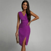 Aria Pleated Midi Dress