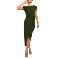 Maelis | Casual Midi Dress Black