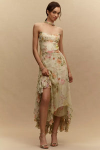 Amanda Uprichard Montery Scarf Midi Dress