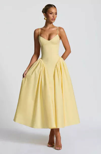 Emerson Midi Dress Lemon