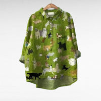 Lucette - Elegant Linen Summer Blouse