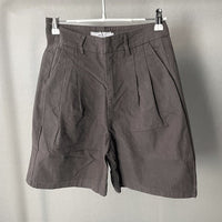 Clara High-Waisted Straight Linen Shorts