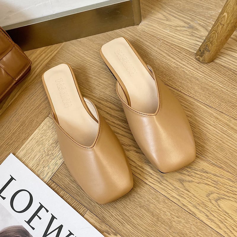 Fiorella Square Toe Mules