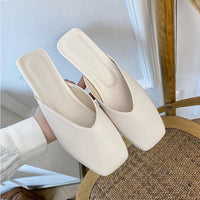 Fiorella Square Toe Mules