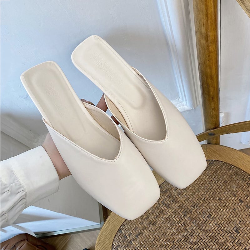 Fiorella Square Toe Mules