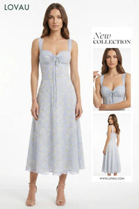Elegant Midi Dress For Effortless French Summer Style