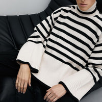 Calla – Chic Striped Casual Sweater