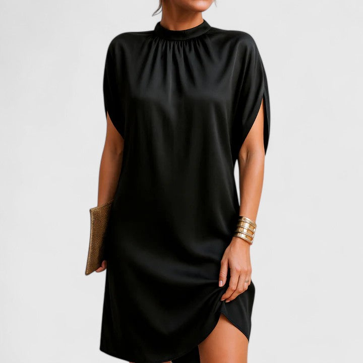 Neressa - Elegant Dress Black