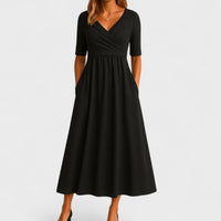 Ida | Elegant Midi Dress Black (Almost Sold Out)
