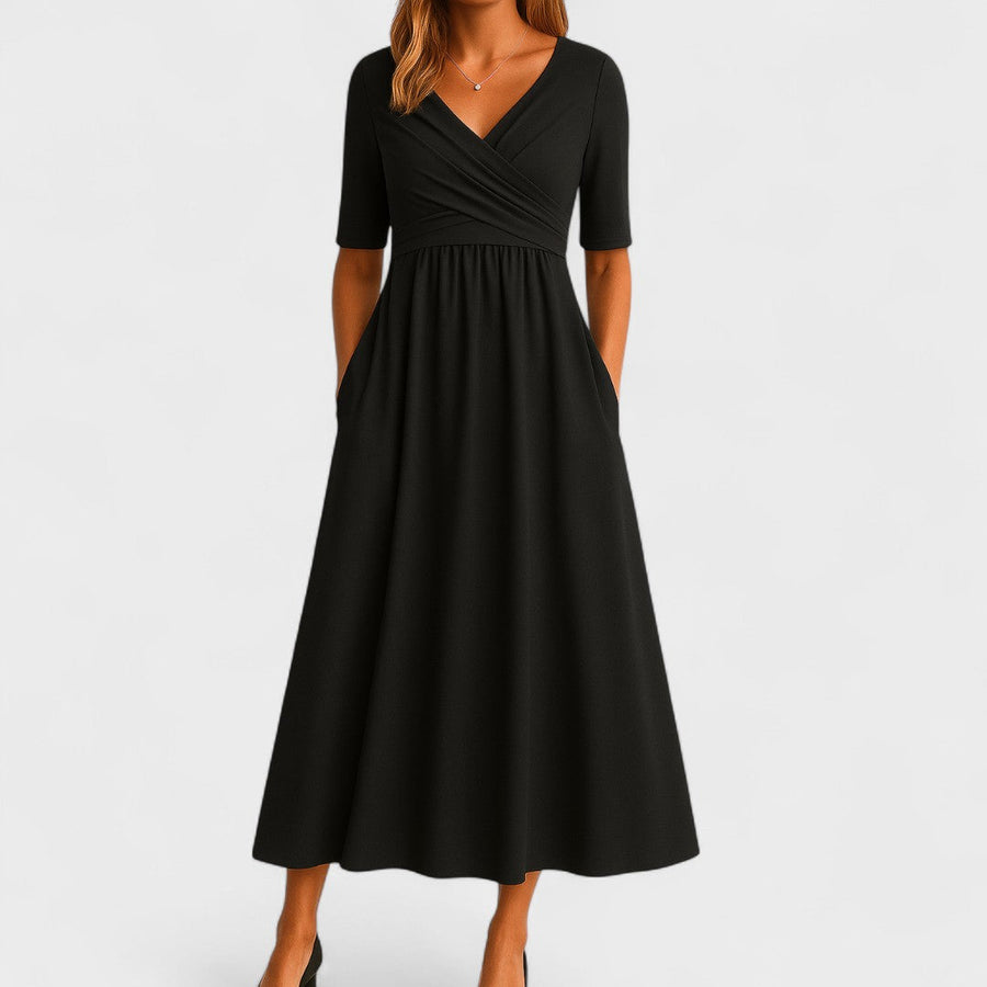 Ida | Elegant Midi Dress Black (Almost Sold Out)