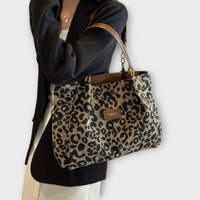 Amoret – Leopard Canvas Tote Bag