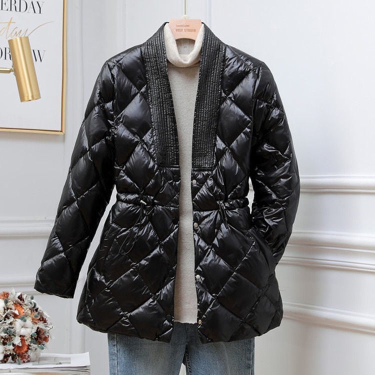 Elvira Quilted Drawstring Jacket