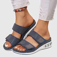 Ensley | Orthopedic Comfort Sandal Navy Blue